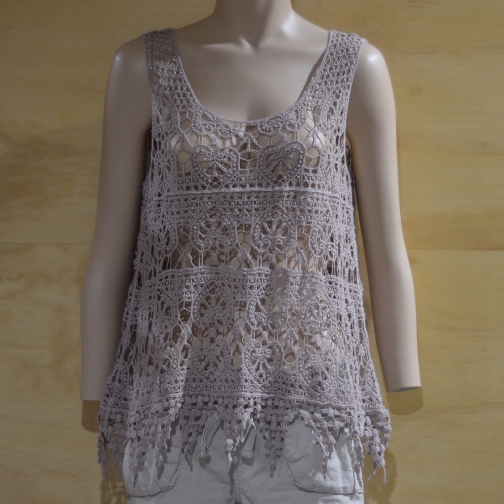 Crochet Boho Sleeveless Top